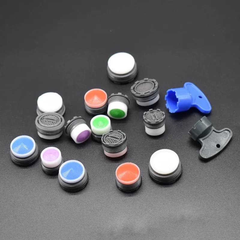 10 Peças Adaptador Arejador para Torneira de Cozinha, Rosca Macho de 16,5mm para Rosca Fêmea, Dispositivo Difusor de Água com Filtro para Pia