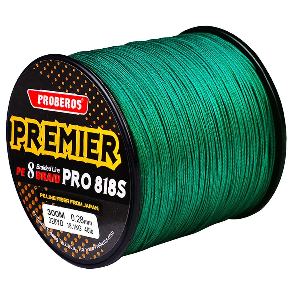 Linha de Pesca Trançada PE de 8 Fios, 300m, Super Forte e Colorida, para Pesca em Rocha e Pesca em Água Salgada (Roca Y Mar Salado)