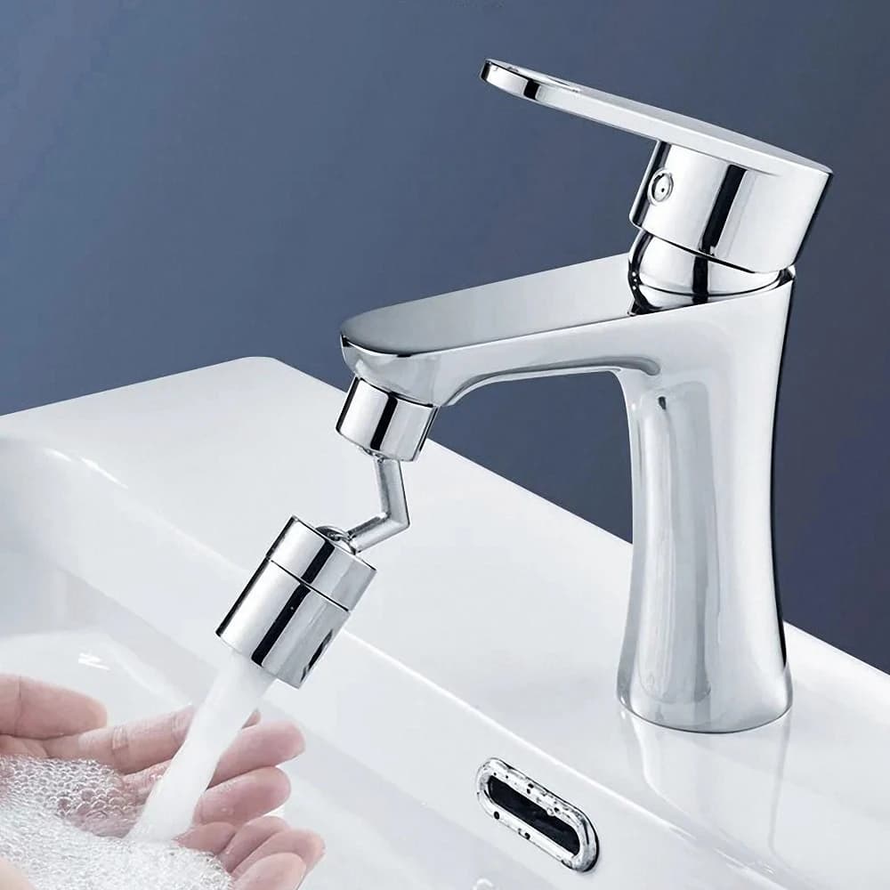 Arejador de torneira rotativo 720/360 graus, filtro universal à prova de respingos, economia de água, cabeça de pulverizador, extensor de torneira, bico adaptador
