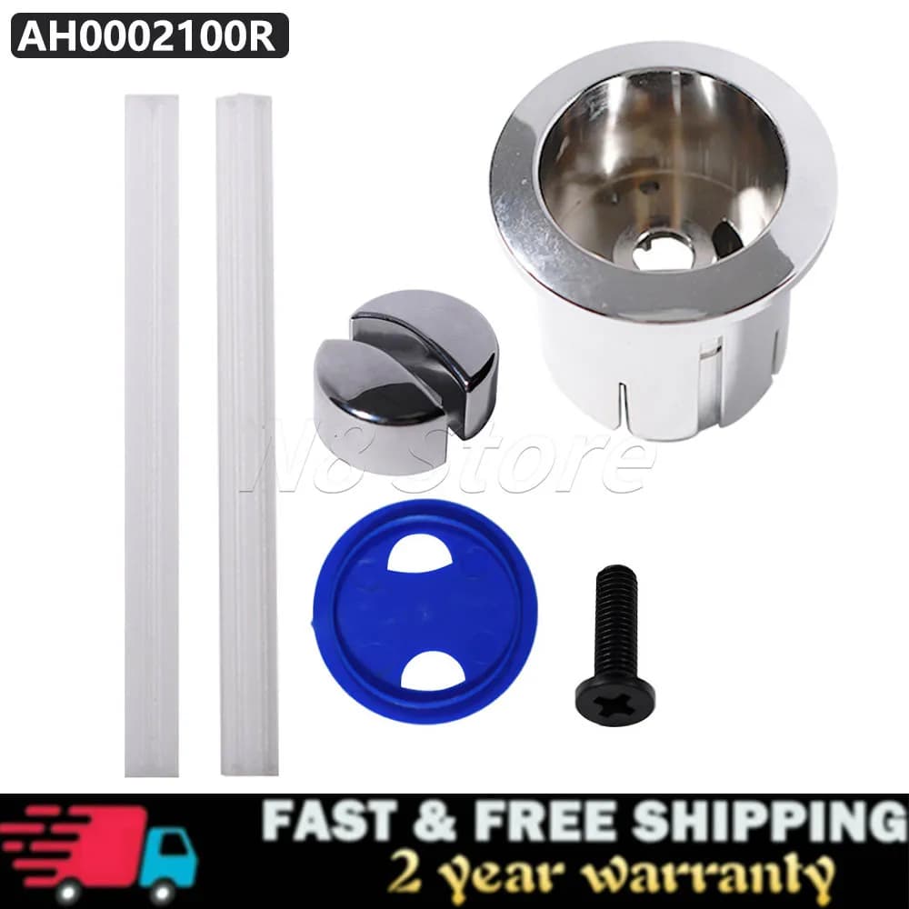 Para Roca D1D Botão de descarga dupla e hastes de pressão simples corpo curto AH 0002100 R Estilo Antigo Cromado 822040001