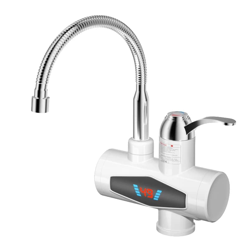 Torneira de Água Quente Instantânea 360 °   Torneira elétrica rotativa com aquecimento rápido para cozinha, banheiro e uso doméstico