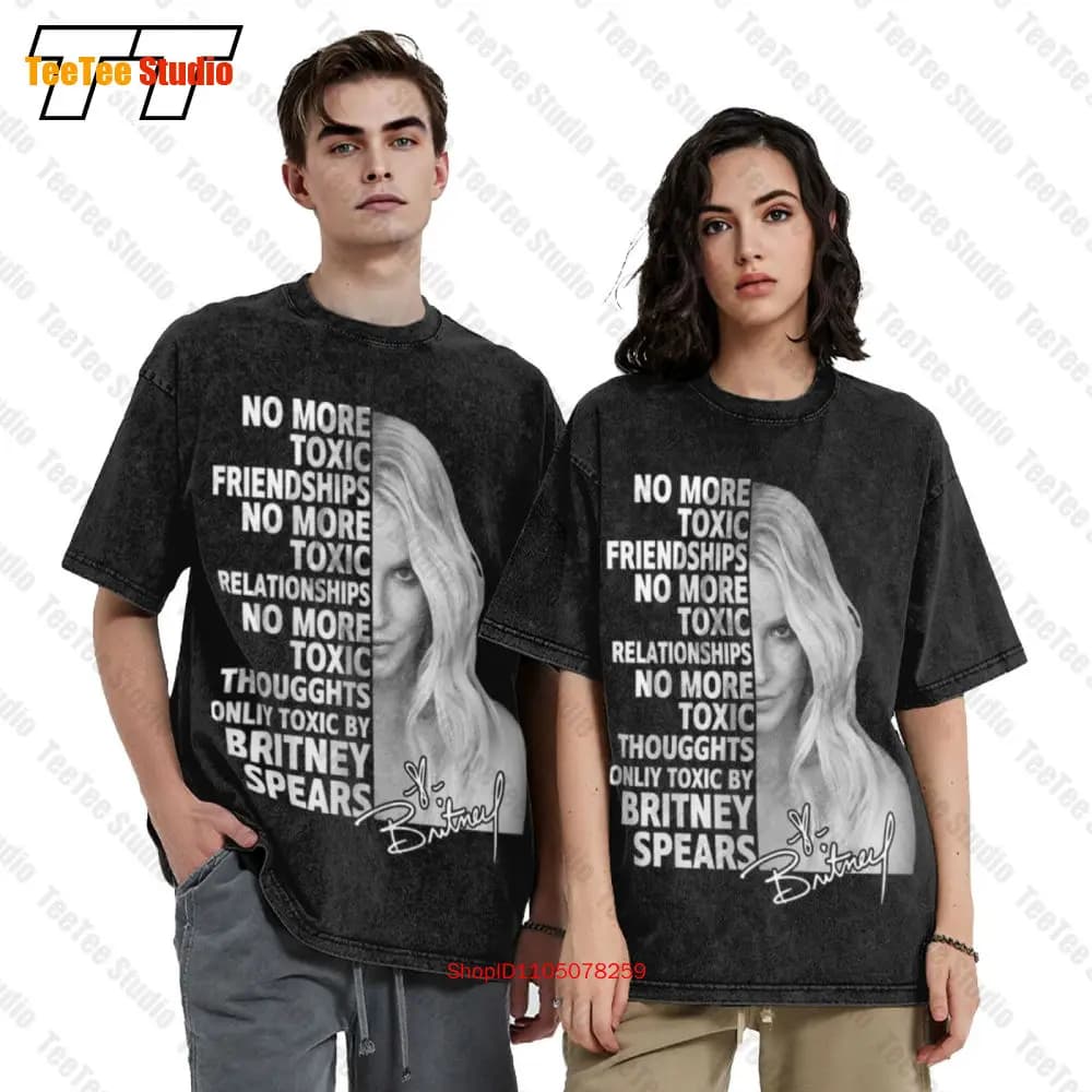 Britney Spears No mais amante tóxico camiseta grande ROCA