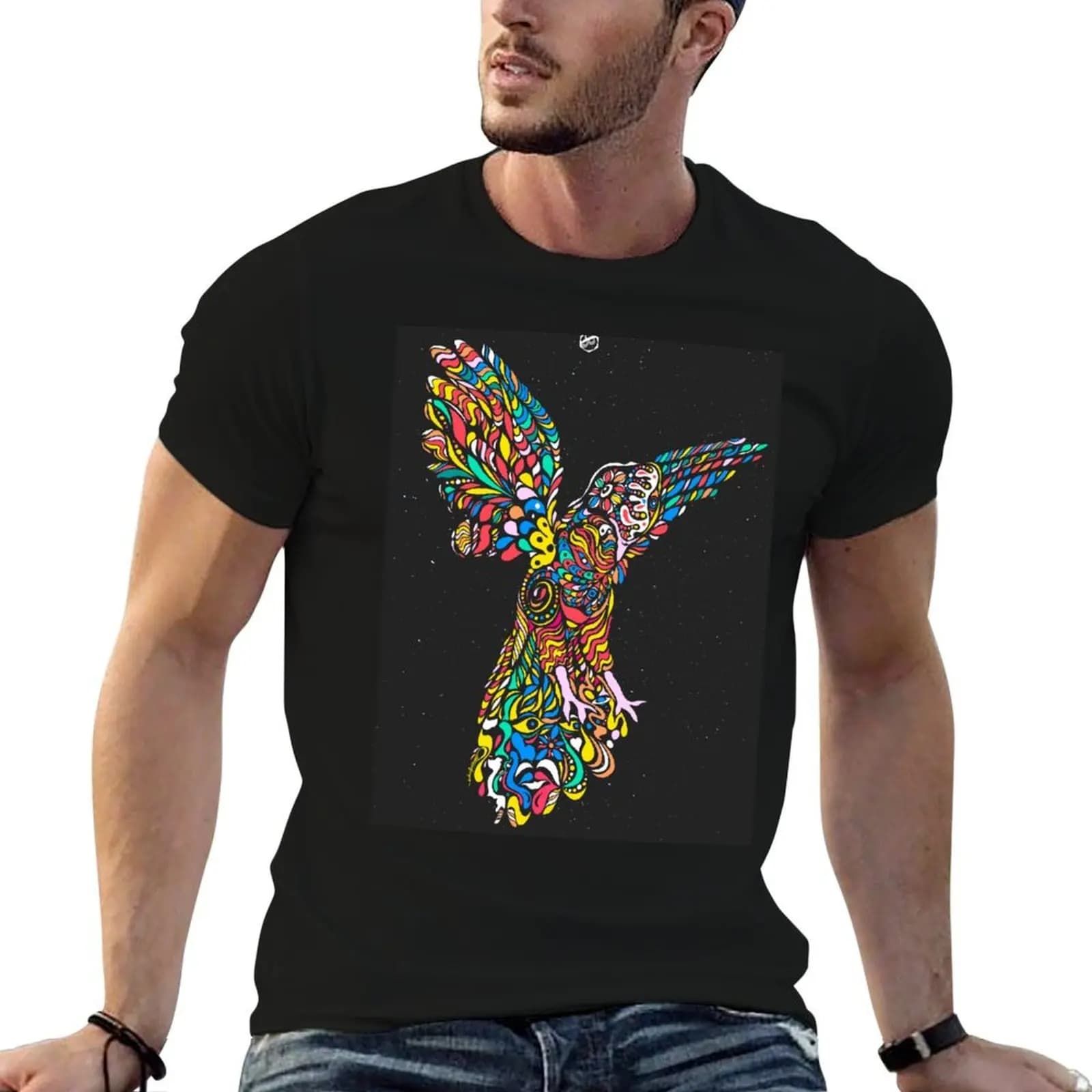Gallito de las Rocas # peruano # Camiseta masculina de anime, camiseta masculina de luxo, camiseta masculina de grife