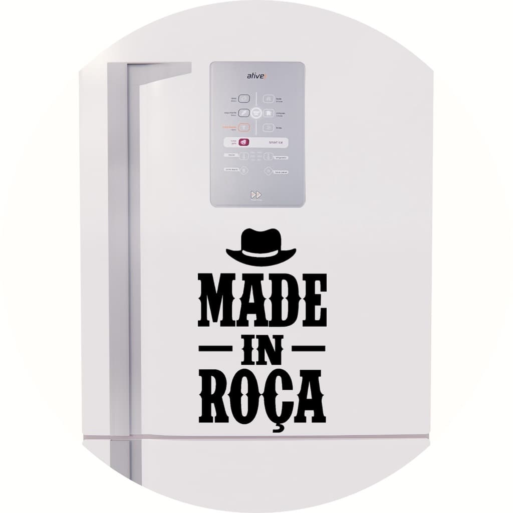 Adesivo de Geladeira Made In Roça - Feito na Roça