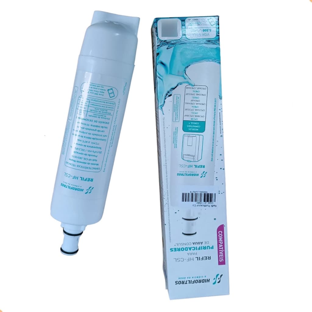 Refil Filtro Carvão Agua Compatível CIX01AX Cartucho Reposição Purificador Bebedor Cônsul Cpc30 Cpc31 Cpb34 Cpb35 Cpb36