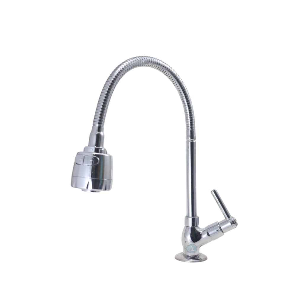 Torneira Gourmet de Metal Inox para Pia de Cozinha com Tubo Flexível