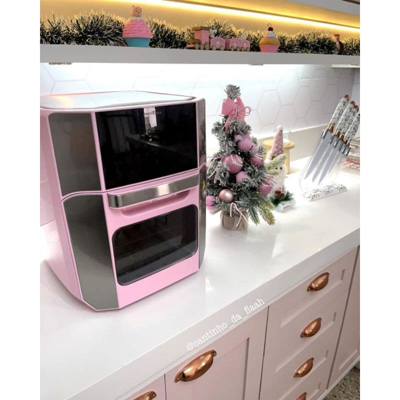 Fritadeira Air Fryer Oven Britânia Rosa 12L 127v