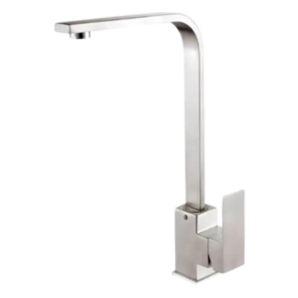 Torneira Cozinha Gourmet Slim Inox Prata c/ Monocomando