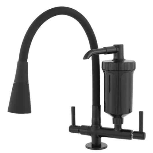 Torneira de Cozinha Com filtro, Torneira Preta de Cozinha Com filtro, Torneira Flexível Gourmet de Cozinha Com filtro