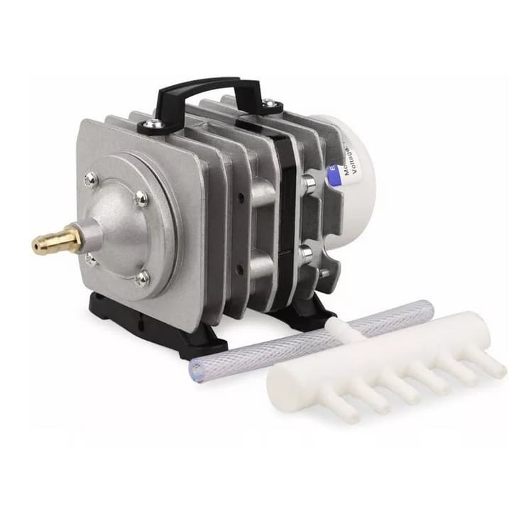 Compressor Ar Turbina Aerador Oxigenador p/ aquarios e Lagos Sunsun Aco-001