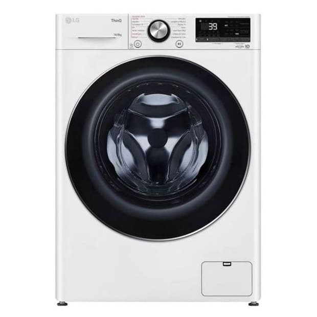 Lava e Seca Smart LG VC2 14kg Branca com Inteligência Artificial AIDD Wi-fi Google Assistente ThinQ CV9014WC2A 220V