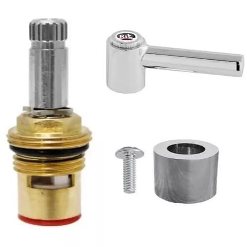 Reparo Torneira Cartucho Cerâmico Cabeçote M18 1/4 De Volta + Volante C72
