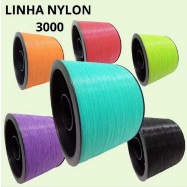 Roca de Nylon 3 mil jardas linha de nylon 3000 jardas 0.40