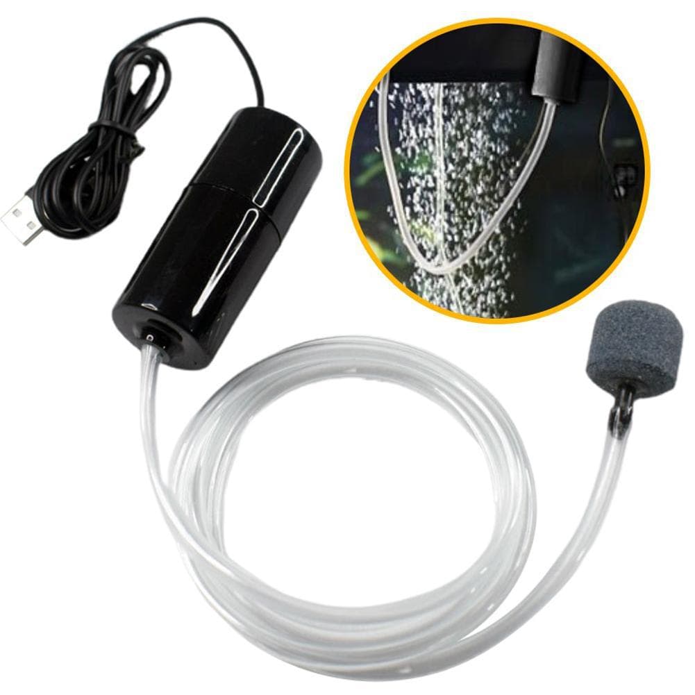 Bomba De Oxigênio USB Portátil Tanque Peixes 12V Silencioso/Mini Bomba De Aerador