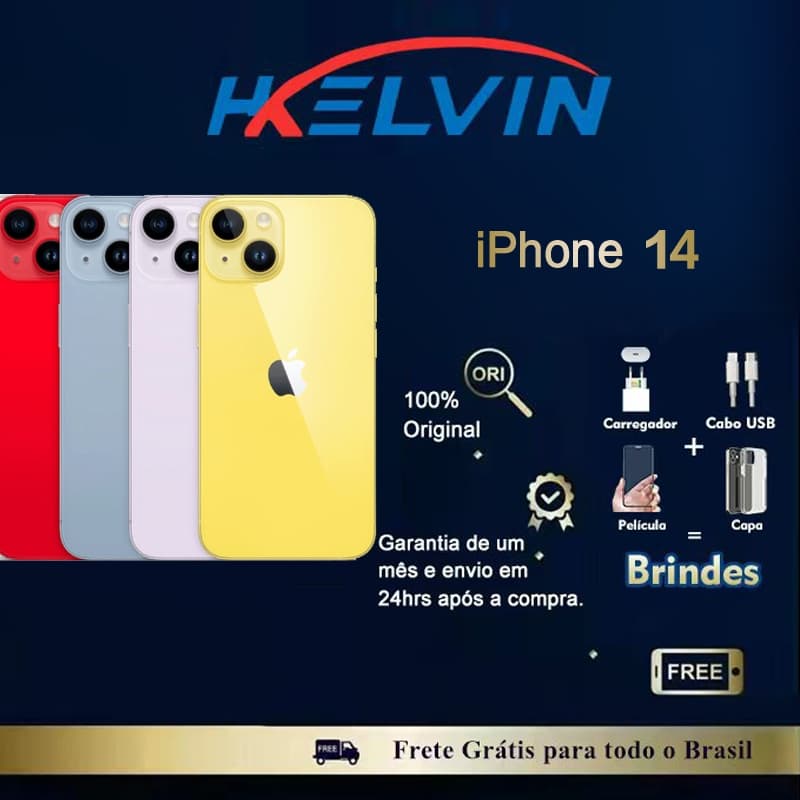 Celular Iphone 14/ 14 Pro/ 14 Pro Max 128gb/ 256gb 100% Original Com Garantia- Vitrine