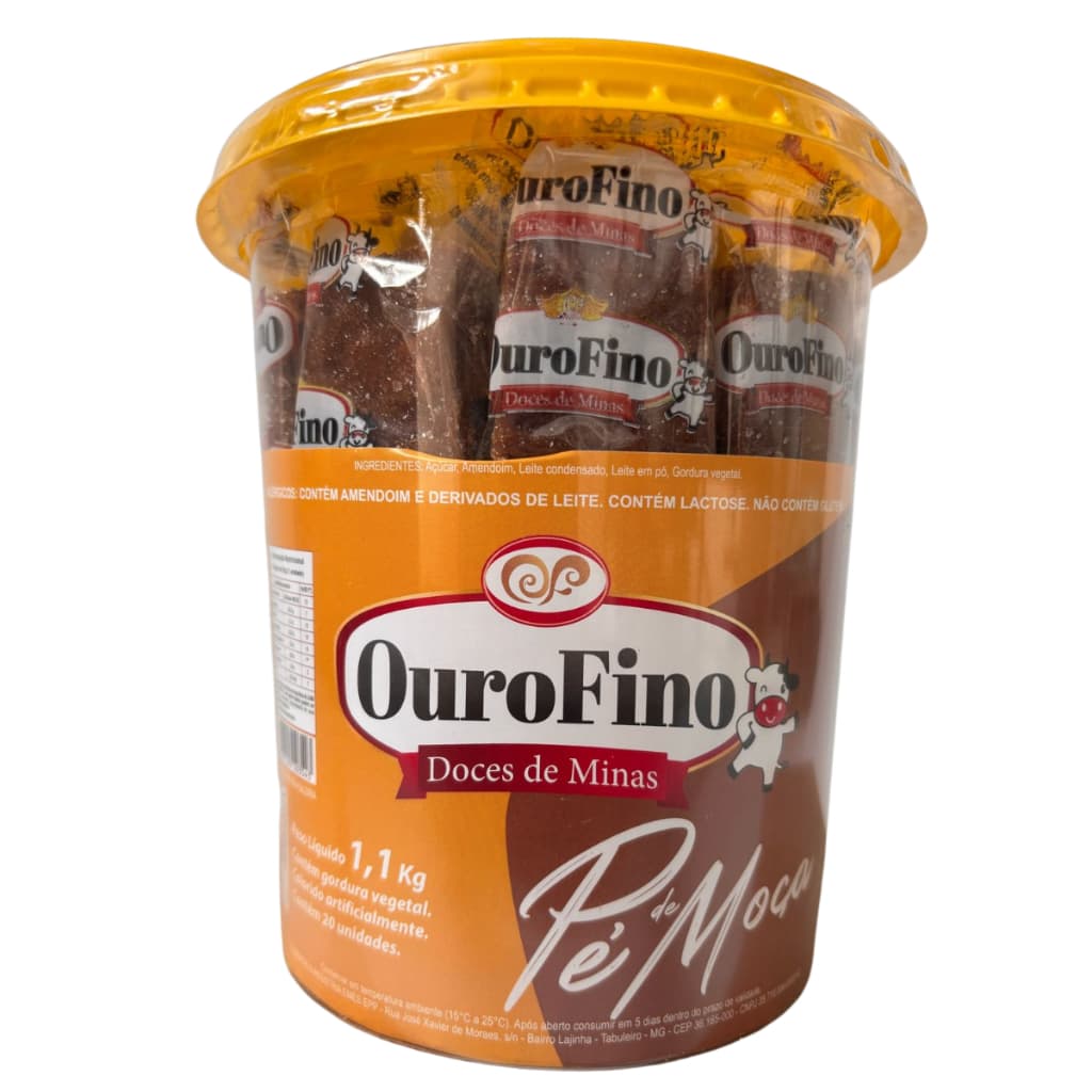 Doce Mineiro Pé de Moça Caseiro – 20 Unidades no Pote | Sabor da Roça