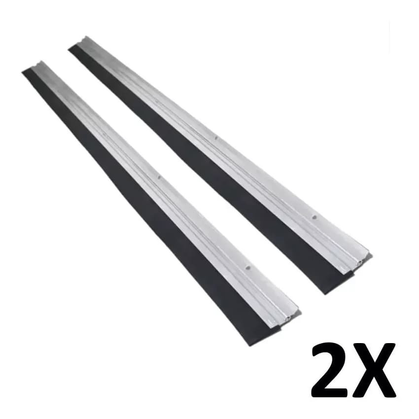 Kit 2 Vedantes Para Porta de Alumínio e Borracha Laminada 80/90/100 cm Veda Agua e Insetos