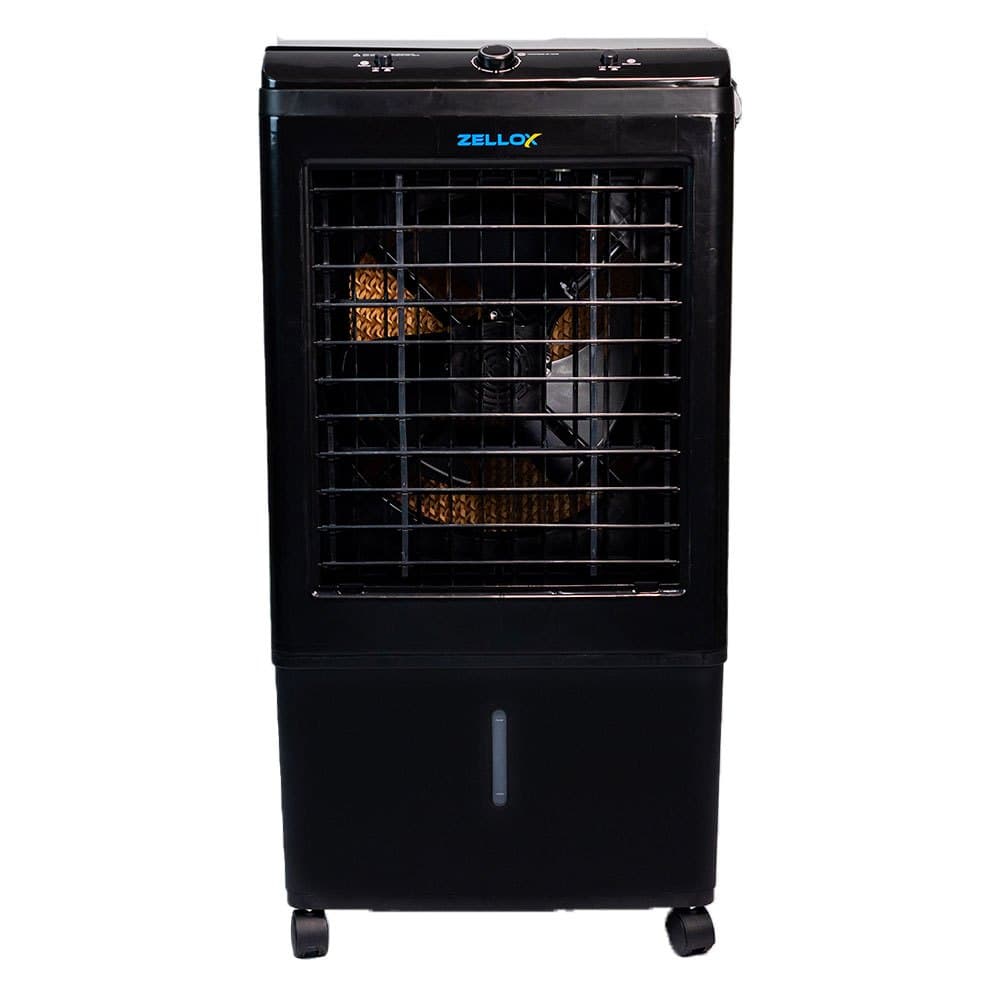 CLIMATIZADOR E UMIDIFICADOR DE AR PORTÁTIL  45 LITROS 4 FUNÇÕES 127V PRETO - ZELLOX