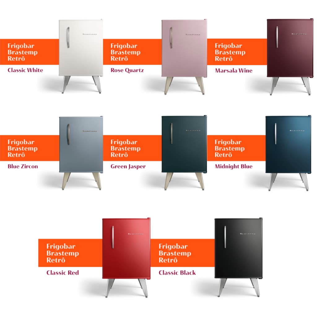 Frigobar Brastemp Retrô 76 Litros BRA08 220V