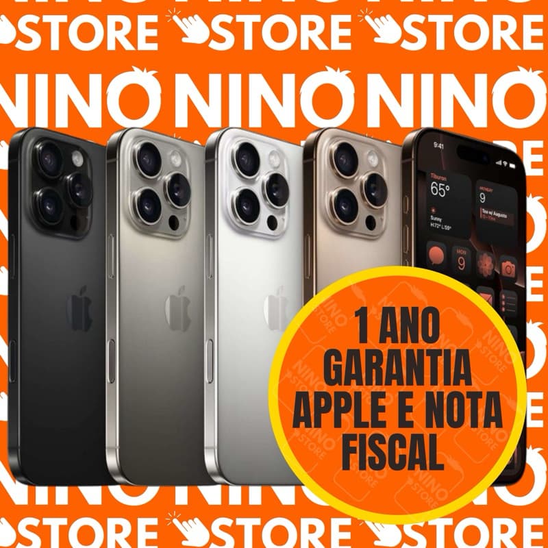 Celular iPhone 16 Pro Max 256gb 5g Dual Sim Lacrado Original 1 Ano de Garantia Apple com nota fiscal