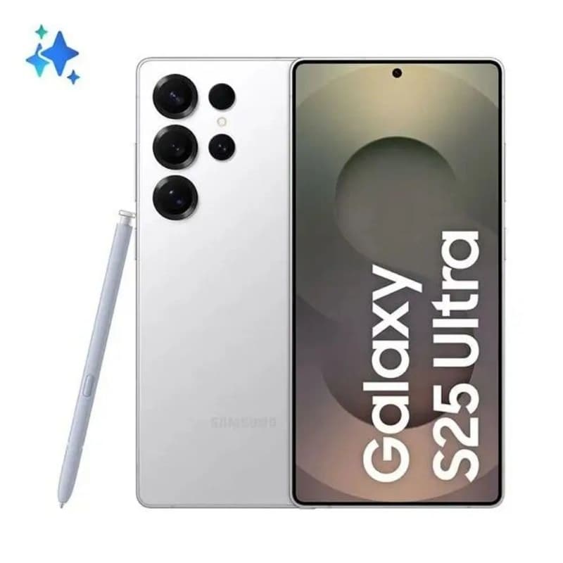 Celular Samsung Galaxy S25 Ultra 5G, 512GB, 12GB RAM, Câmeras de 200+50+10+50, Tela Grande de 6.9" Cor: Titânio Silver