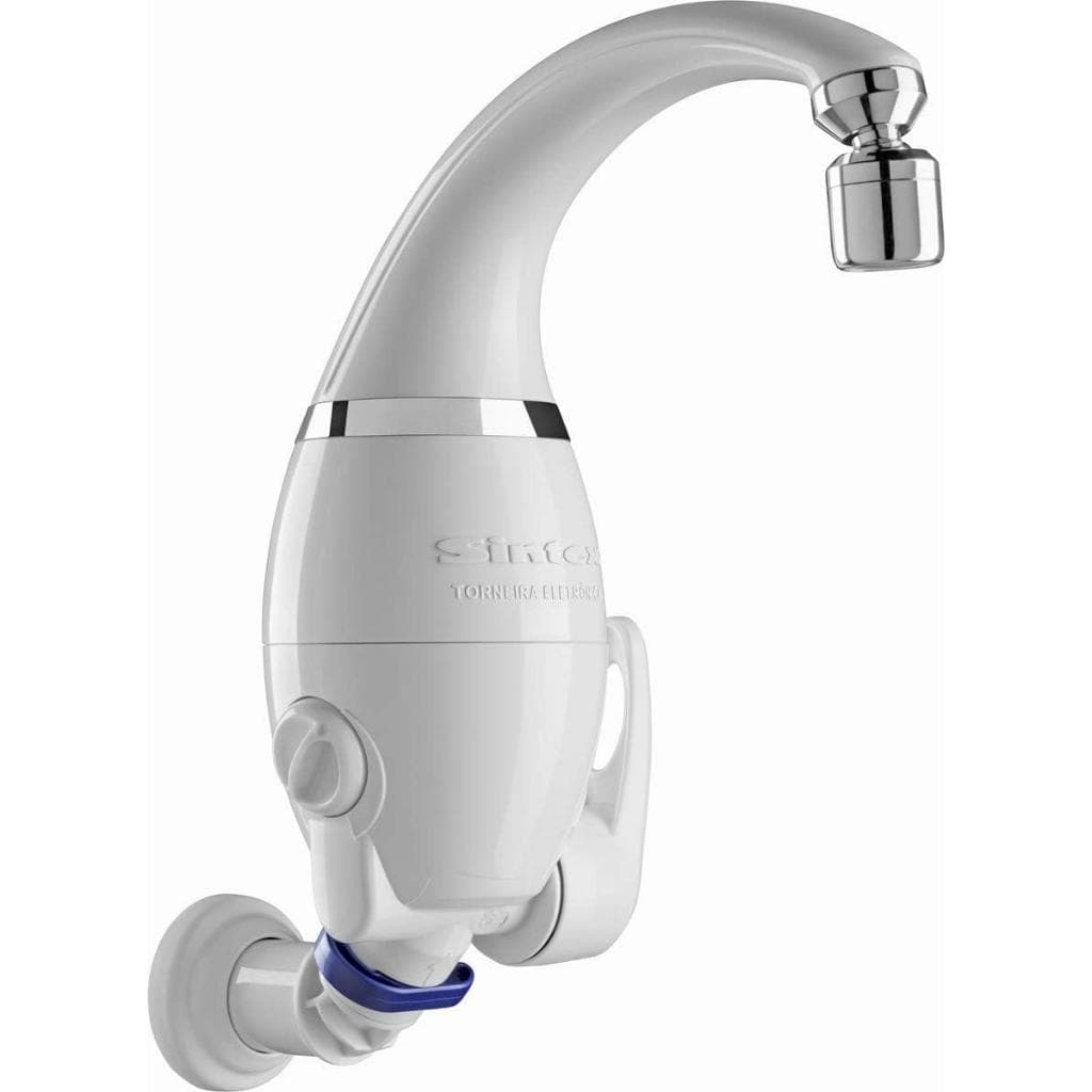 Torneira Eletrica  Cozinha Eletrônica 1/4 Volta Branca Sintex 220v7000w