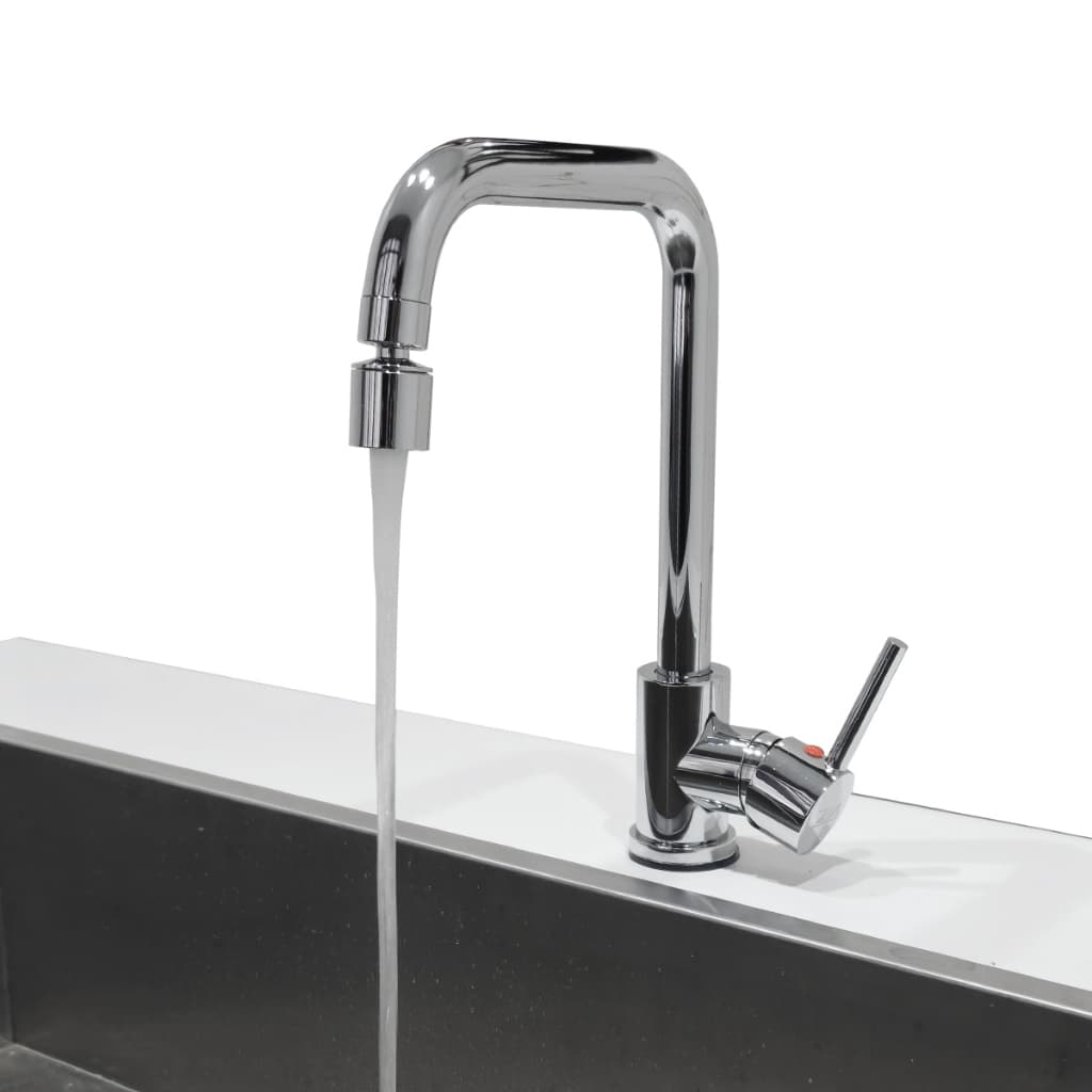 Torneira Slim Gourmet Para Cozinha Bancada Bico Aerador com Bica Alta Giratoria 360