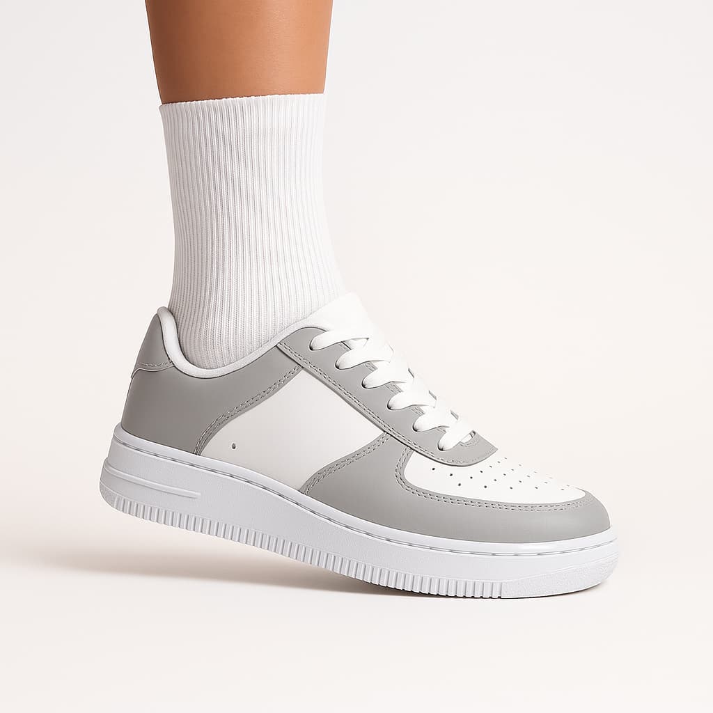 Tênis Feminino Branco Casual Barato Do 34 ao 39 Várias Cores Branco Preto Cinza Marrom Dia a Dia