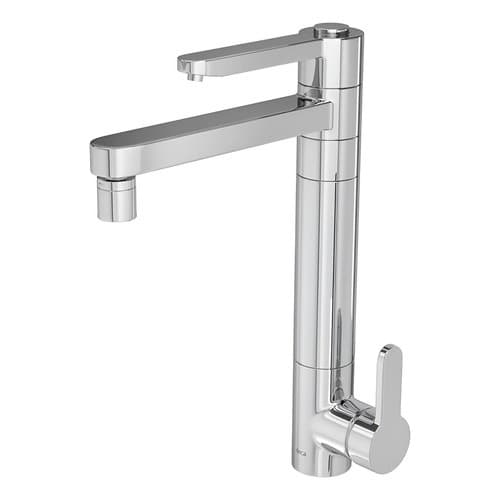 Torneira Misturador Monocomando Com Filtro Bica Alta Deca Twin Click Cromada