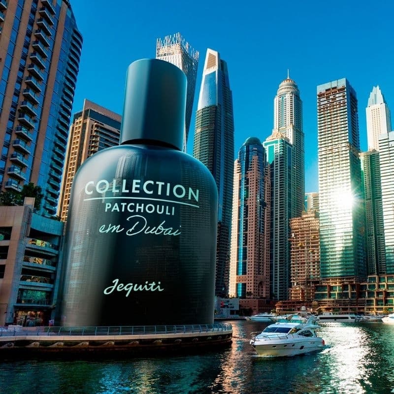 Colônia Collection Patchouli em Dubai por Jequiti a Marca das Marcas