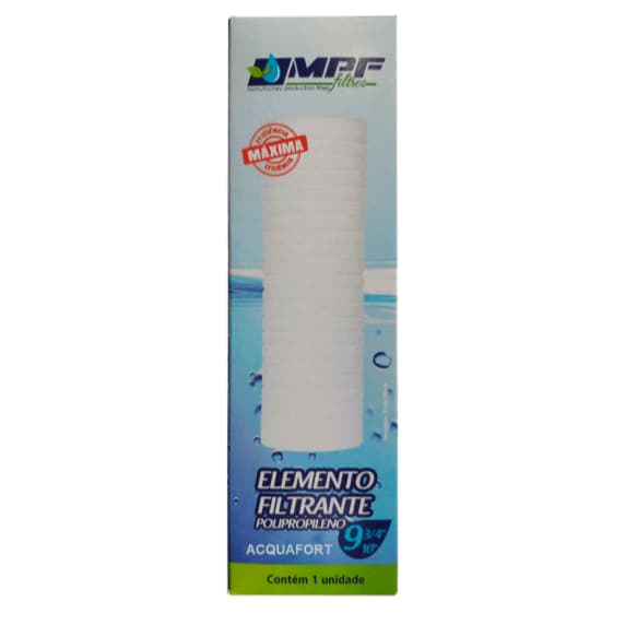 Kit 04 Refis Refil Cartucho Ranhurado Universal Para Filtro De Caixa Dágua e Cavalete de Entrada