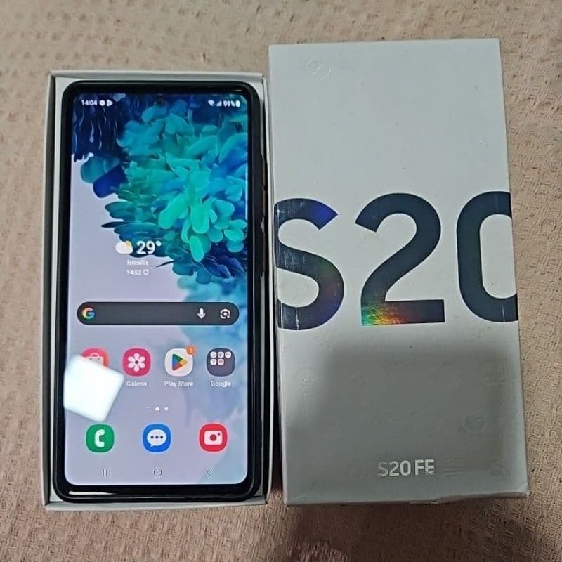galaxy s20 fe 128gb de armazenamento