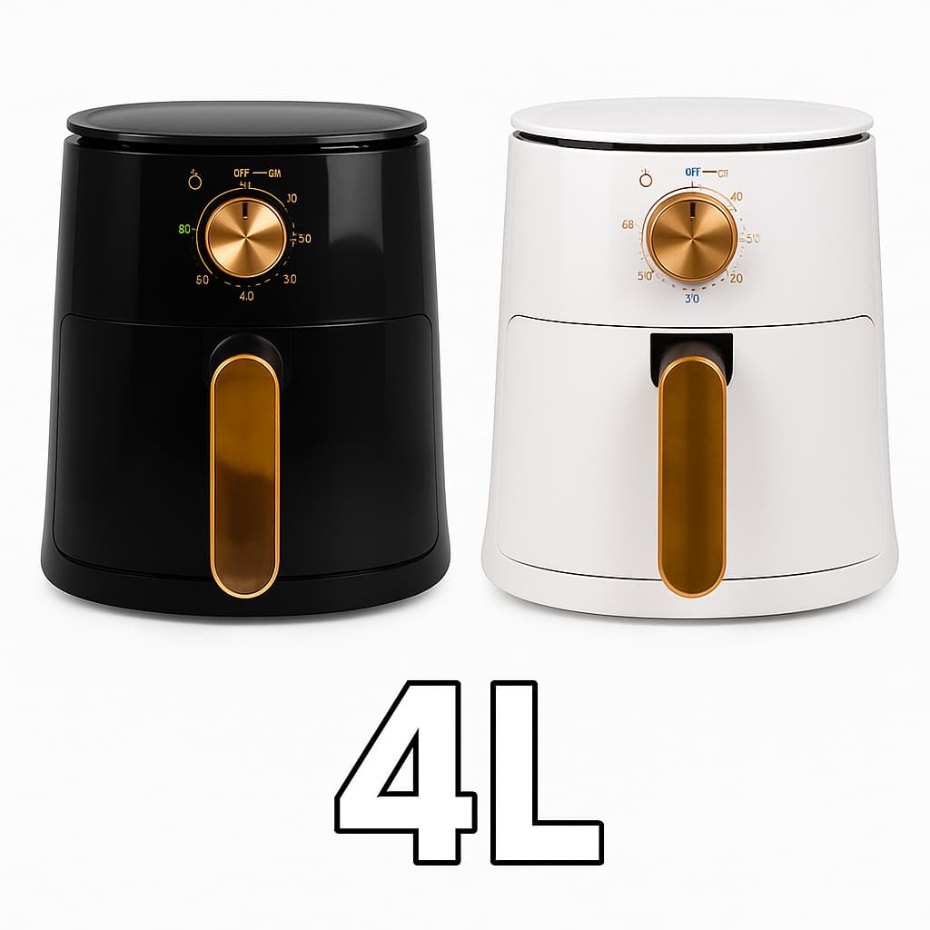 Fritadeira Elétrica Air Fryer 4l Branca/preta 110/220v