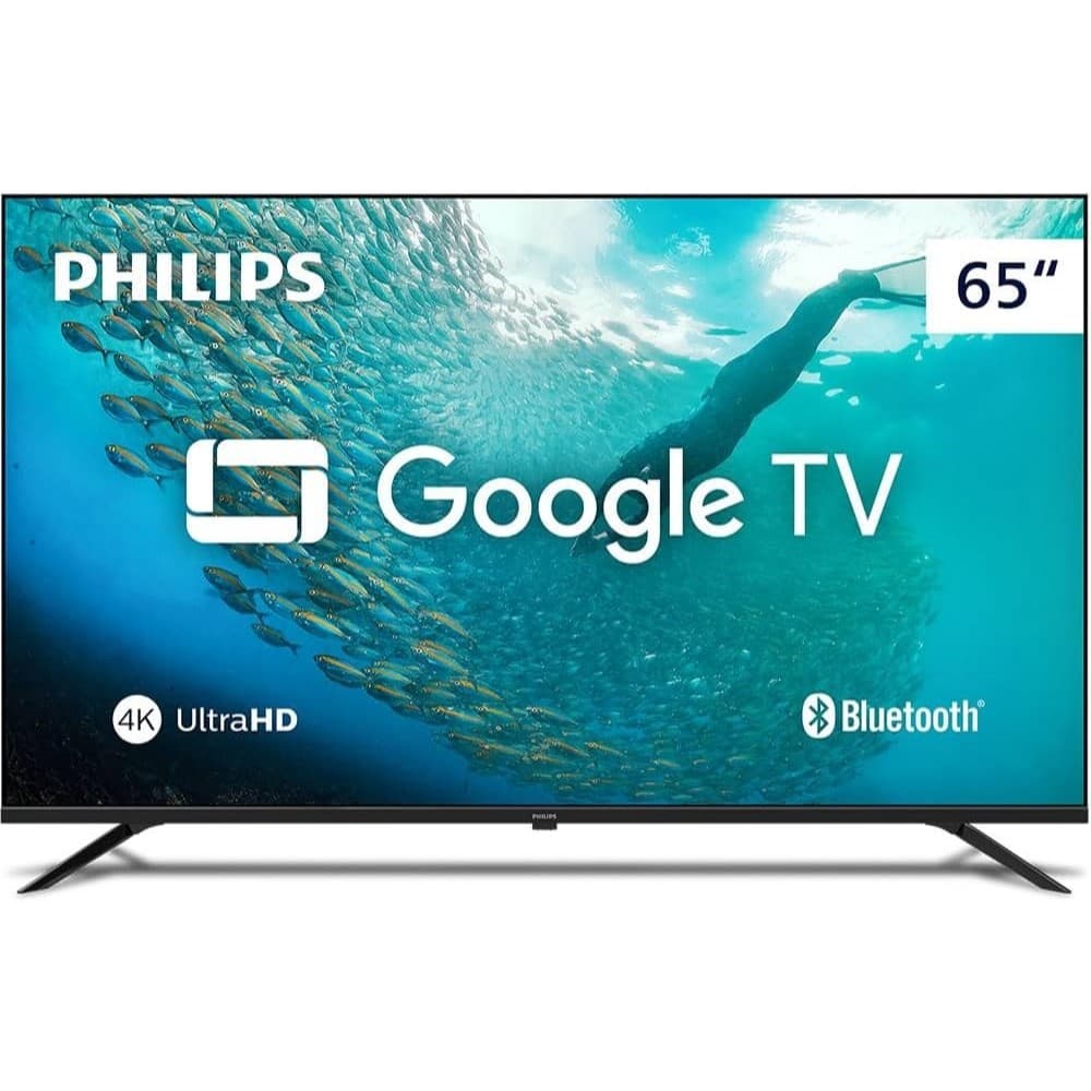 Smart TV 65" Philips LED 4K UHD Google TV - 65PUG7019/78