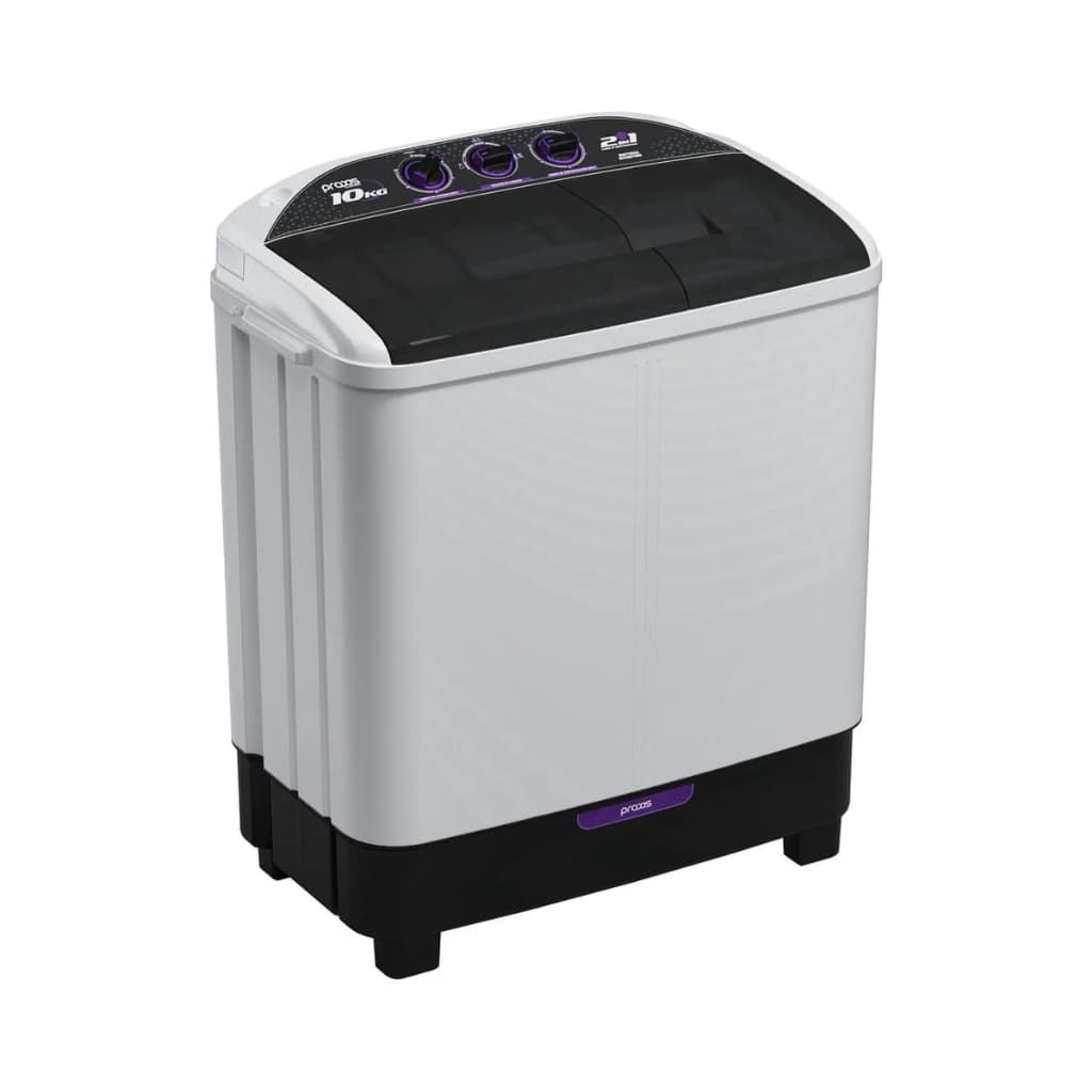 Maquina De Lavar Roupas Centrifuga 10Kg  2 em 1 220V