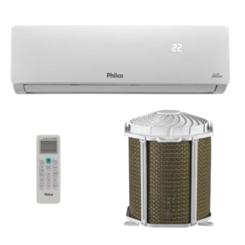 Ar-Condicionado Split Philco Eco Inverter 9.000 BTU Frio Silencioso e Econômico 220V