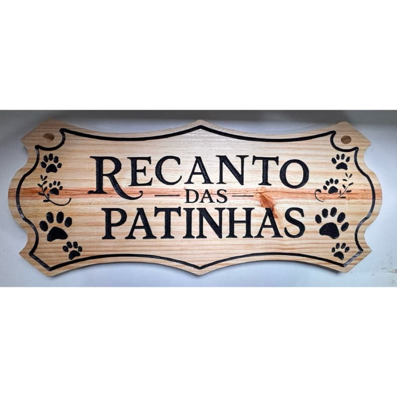 Placa Rústica De Madeira Maciça Chácara Sítio Roça Pinus