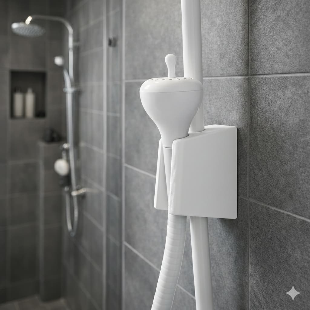 Suporte de Parede para Chuveirinho / Duchinha – Fixação Sem Furos com ADESIVO 3M