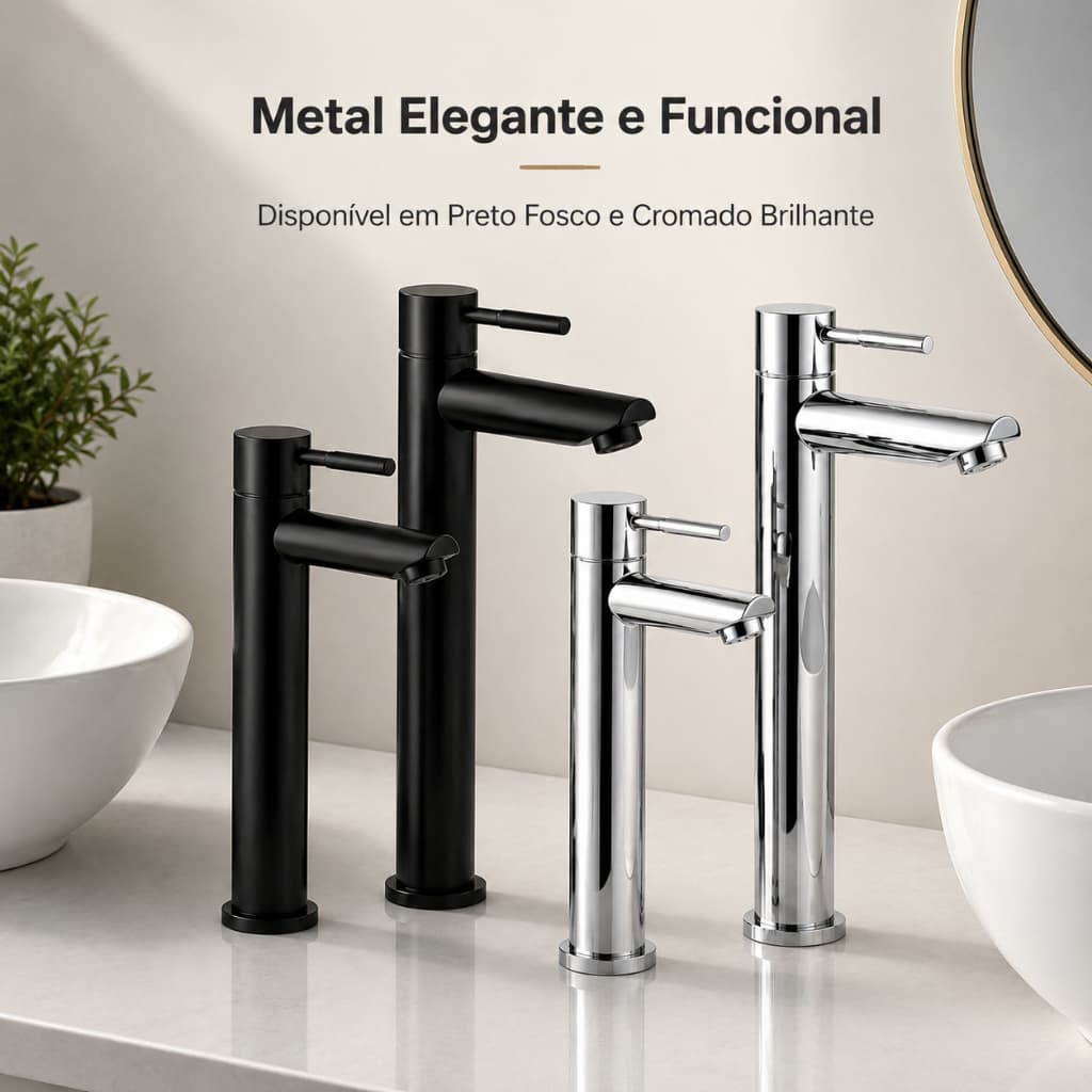 Torneira Bancada Mesa Pia Torneira Baixa Para Lavabo Pia Água Fria Torneira Bacia em BicaPreto