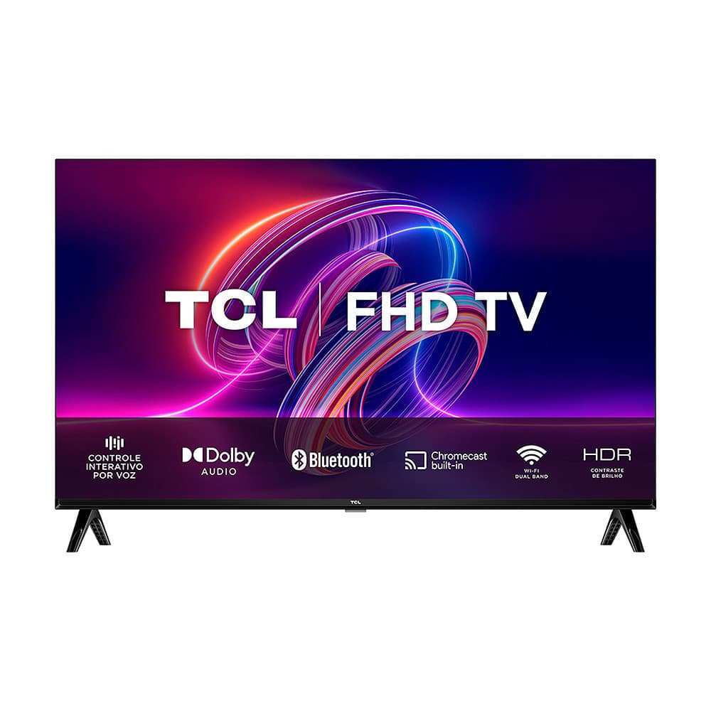 Smart TV TCL 40 FHD HDR Wi-Fi Bluetooth USB Google Assis.