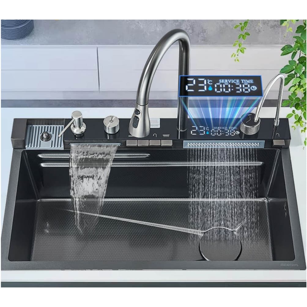Kit Cuba Cozinha Gourmet Luxo Aço Inox Cinzento Com Acessórios