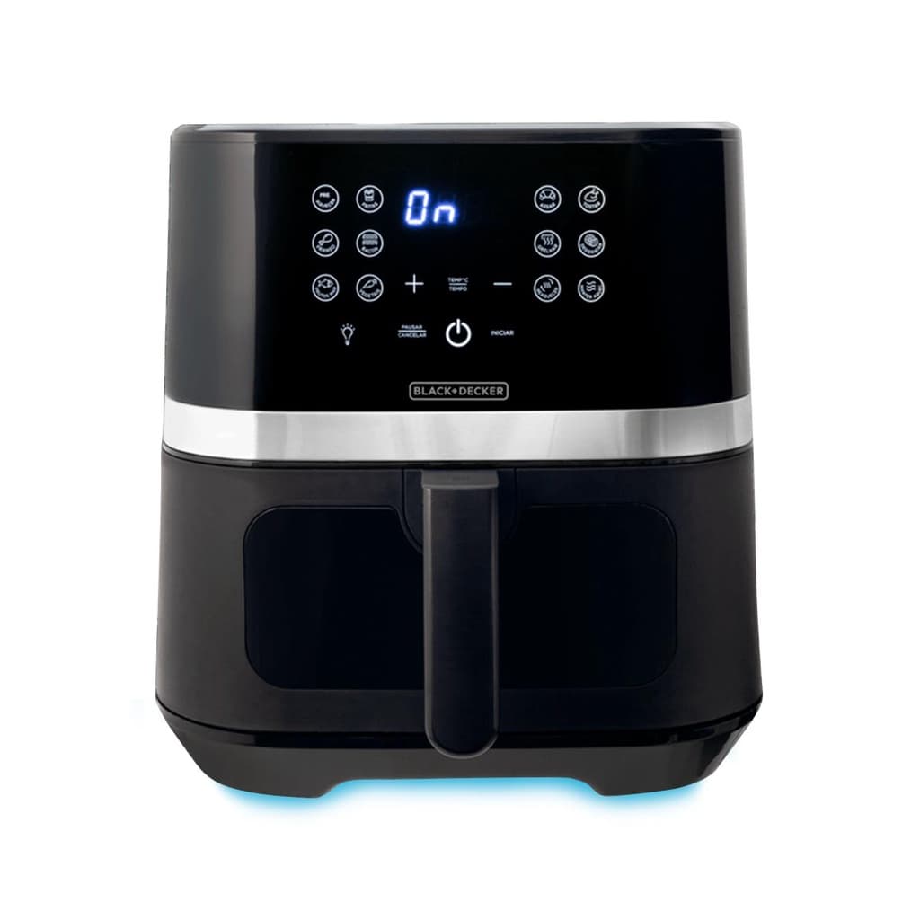 Fritadeira Air Fryer Digital Black Decker Gourmand Gris AFDLG