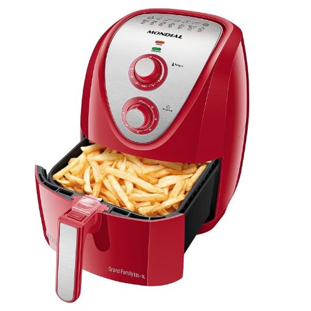 Fritadeira Air Fryer 5 Litros Mondial AFN50RI Vermelha 220V