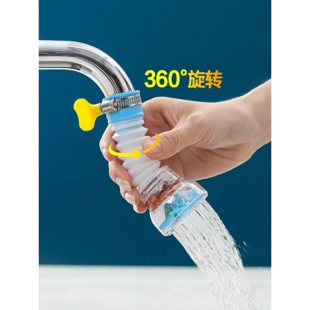 Chuveiro para torneira bico arejador 360° com filtro antirespingo