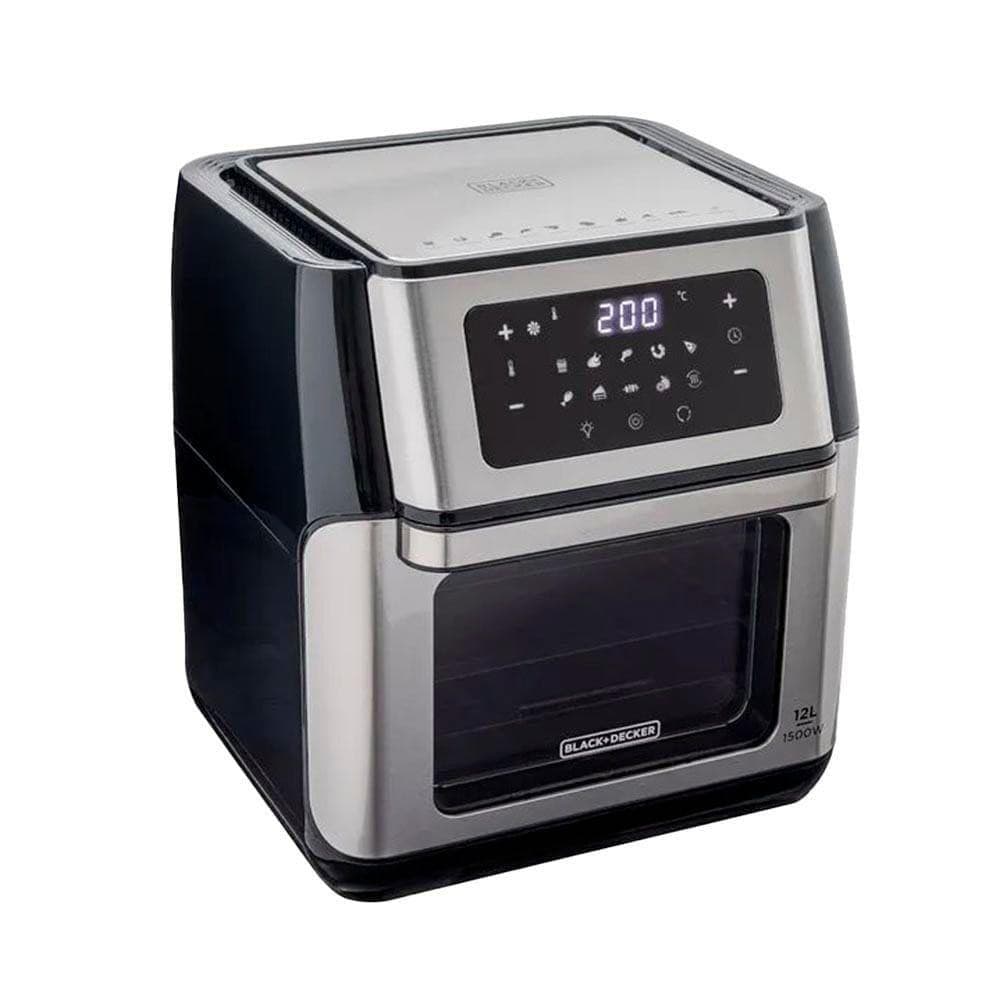 Fritadeira Air Fryer Black Decker 12L AFO12G Preto/Inox 127V