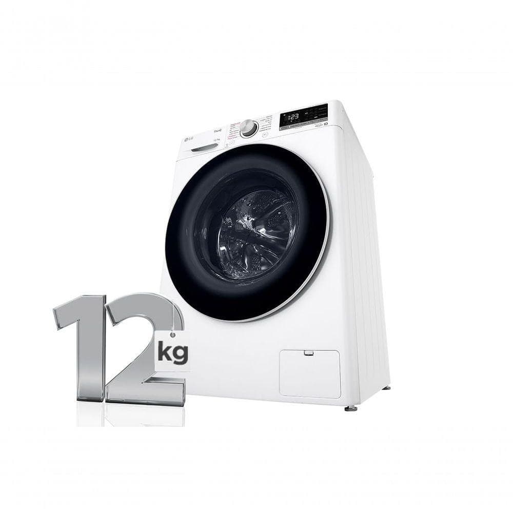 Lava e Seca Smart LG VC4 12kg Branca Com Inteligência Artificial AIDD CV5012WC4A 220V