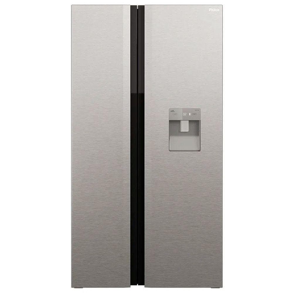 Refrigerador Side By Side Philco 486L Inox Eco Inverter PRF504ID 110V