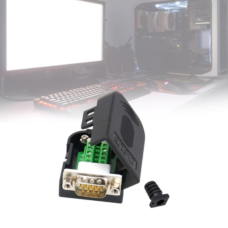 Adaptadores Li * D SUB 9Pin RS232 Conexão RS485 RS422 Parafusos Montagem, Porcas E Fácil Instalação