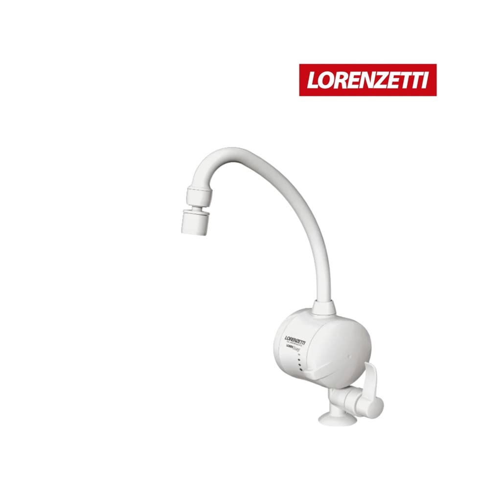 Torneira Elétrica Easy Mesa/Bancada Lorenzetti 220V Branca