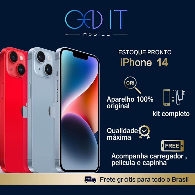 Celular Iphone 14/ 14 Pro/ 14 Pro Max 128gb/ 256gb 100% Original Com Garantia Vitrine